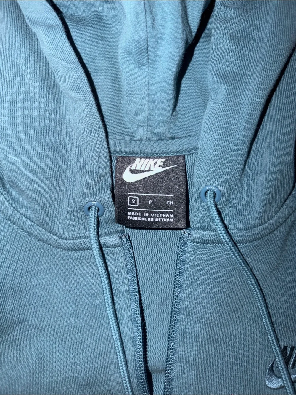 Nike Teal Full-Zip Hooded Sweatshirt
